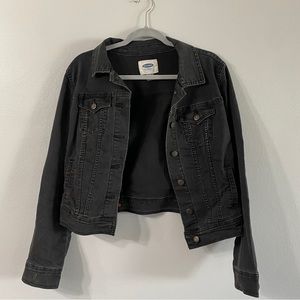 Old navy black jean jacket